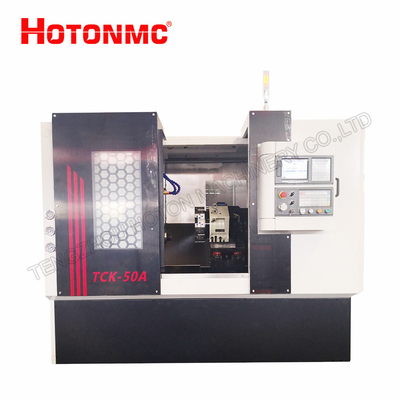 CNC кровати скоса TCK50A обрабатывает изготовитель на токарном станке TCK50A машины токарного станка металла CNC поворачивая машины CNC мини